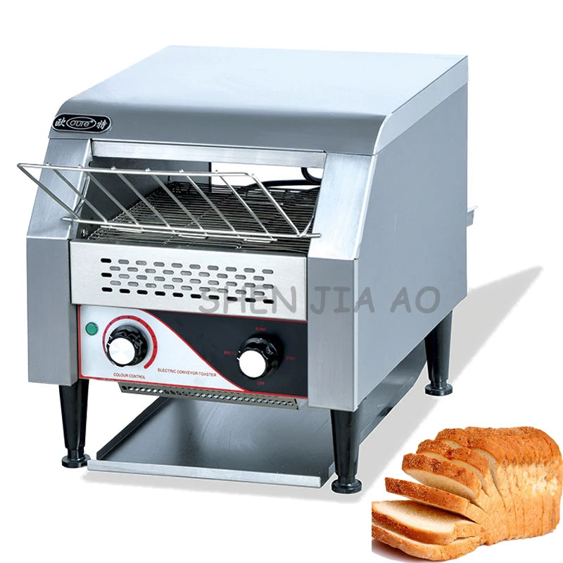 Commercial chain type of toaster oven TDL-150 vertical bread furnace toaster food processing equipment 220V 1.34KW