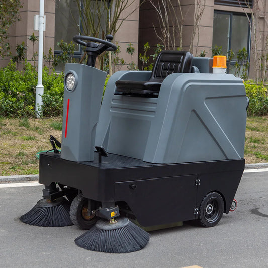 Anrunto Electric Battery Ride On Road Sweeper Floor Sweeper