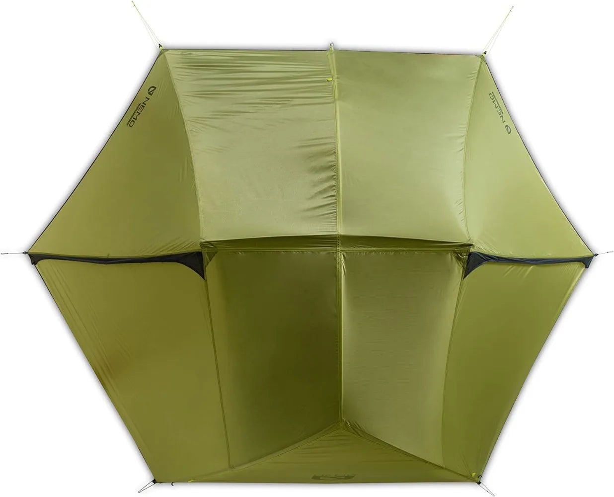 Hornet OSMO Ultralight Backpacking Tent Large doors and vestibules provide ample gear coverage for each person