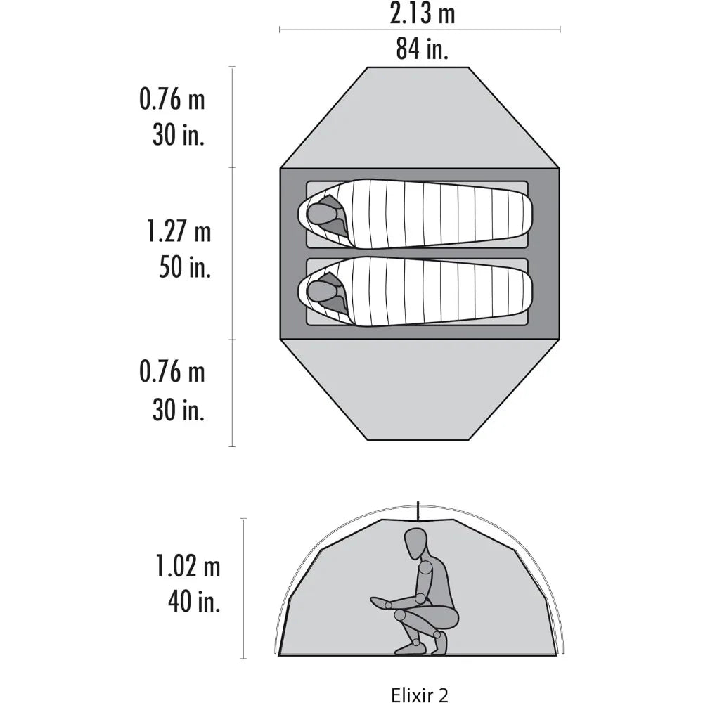 Elixir 2-Person Lightweight Backpacking Tent