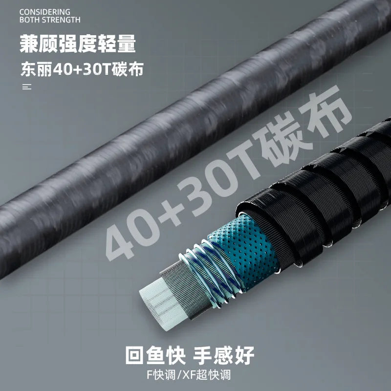 MH Mandarin Fish Rod with Super Fast Adjustment of Large Conical Road Ya Rod Worm Rod