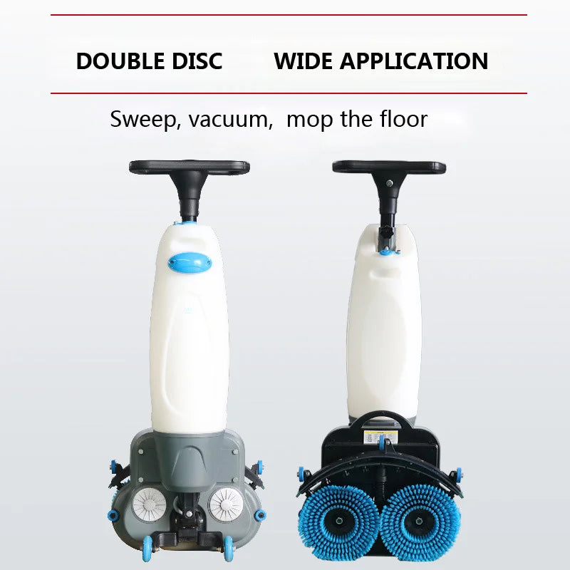 Mini Double Brush Electric Sweeper Floor Cleaning Machine