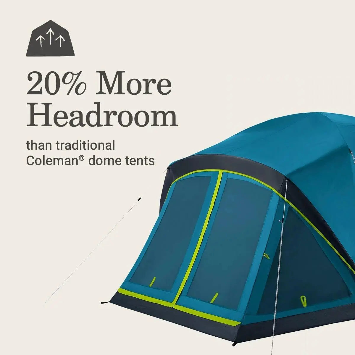 Weatherproof 4/6 Person Tent Blocks 90% of Sunlight, Sets Up in 5 Minutes, and Includes Extra Storage/Sleeping Place