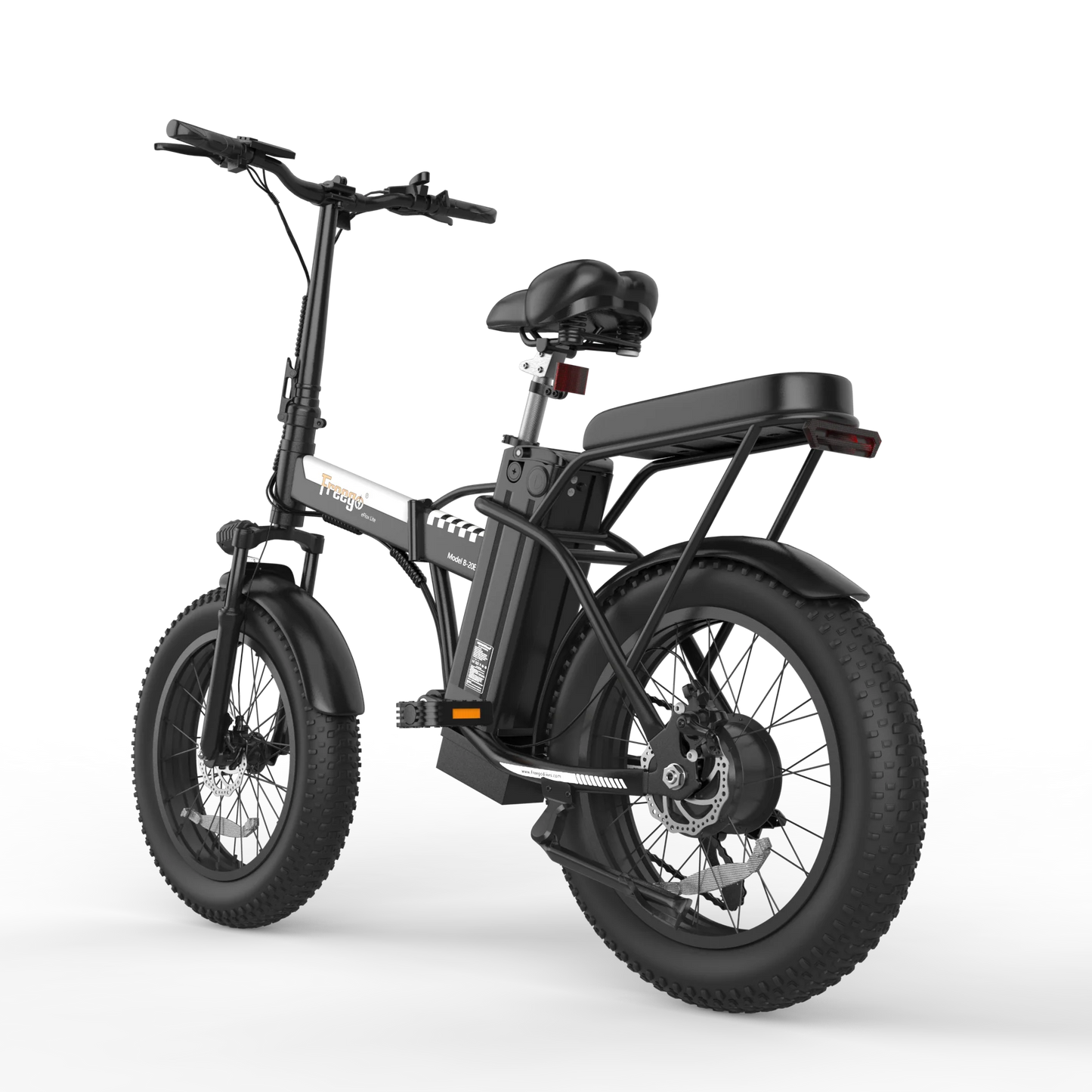 Freego 800W Brushless Motor Folding Electric Bike for Adults  48V/15Ah Removable Battery Up to 50 Miles B-20A electric city bike