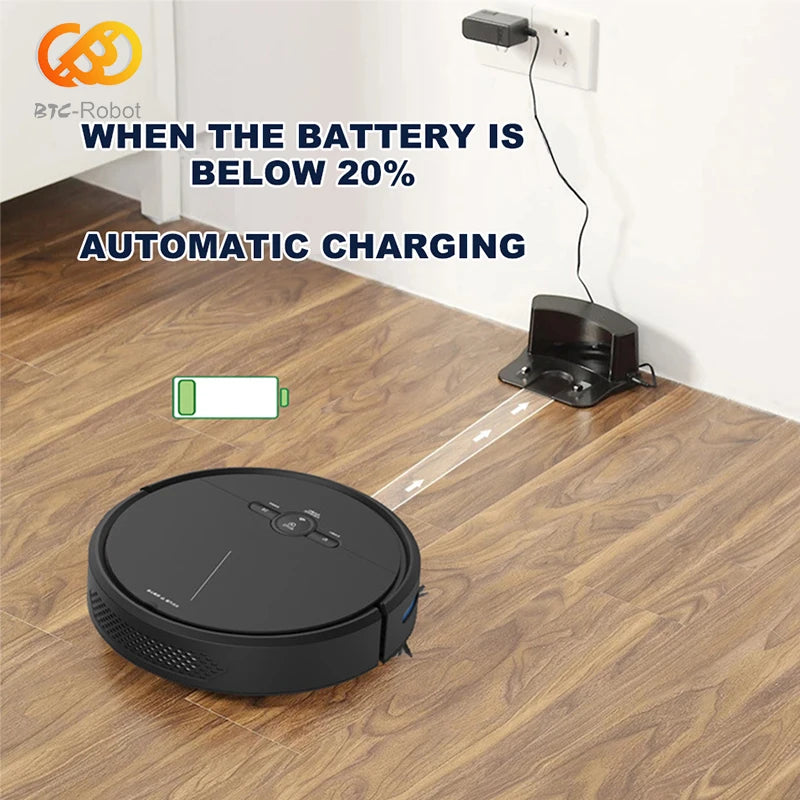 Robot Vacuum Cleaner Auto Charging  App Control Water Tank Wet Robot Vacuum Cleaner Electric Sweeper