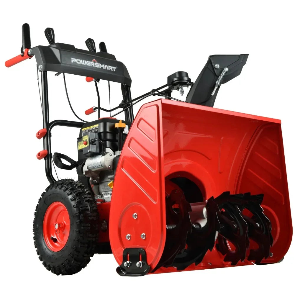 24 In. Snow Sweeper 212cc 2-Stage Electric Start Gas Snow Blower