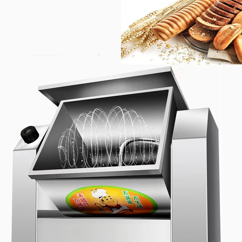 3kg 5kg 7kg 10kg Automatic Dough Mixer 220v Commercial Flour Mixer Stirring Mixer Pasta Bread Dough Kneading Machine