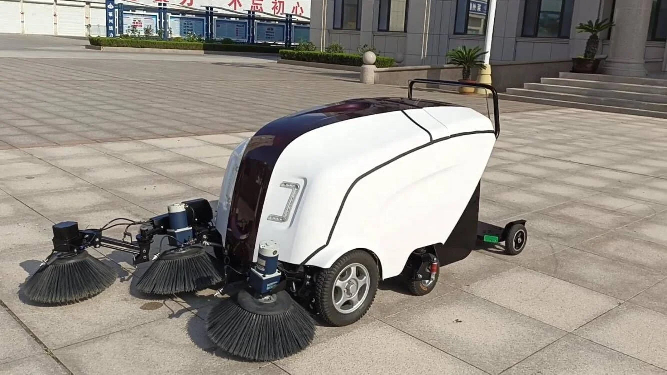 cleaning width 1400 mm Hand-held electric sweeper