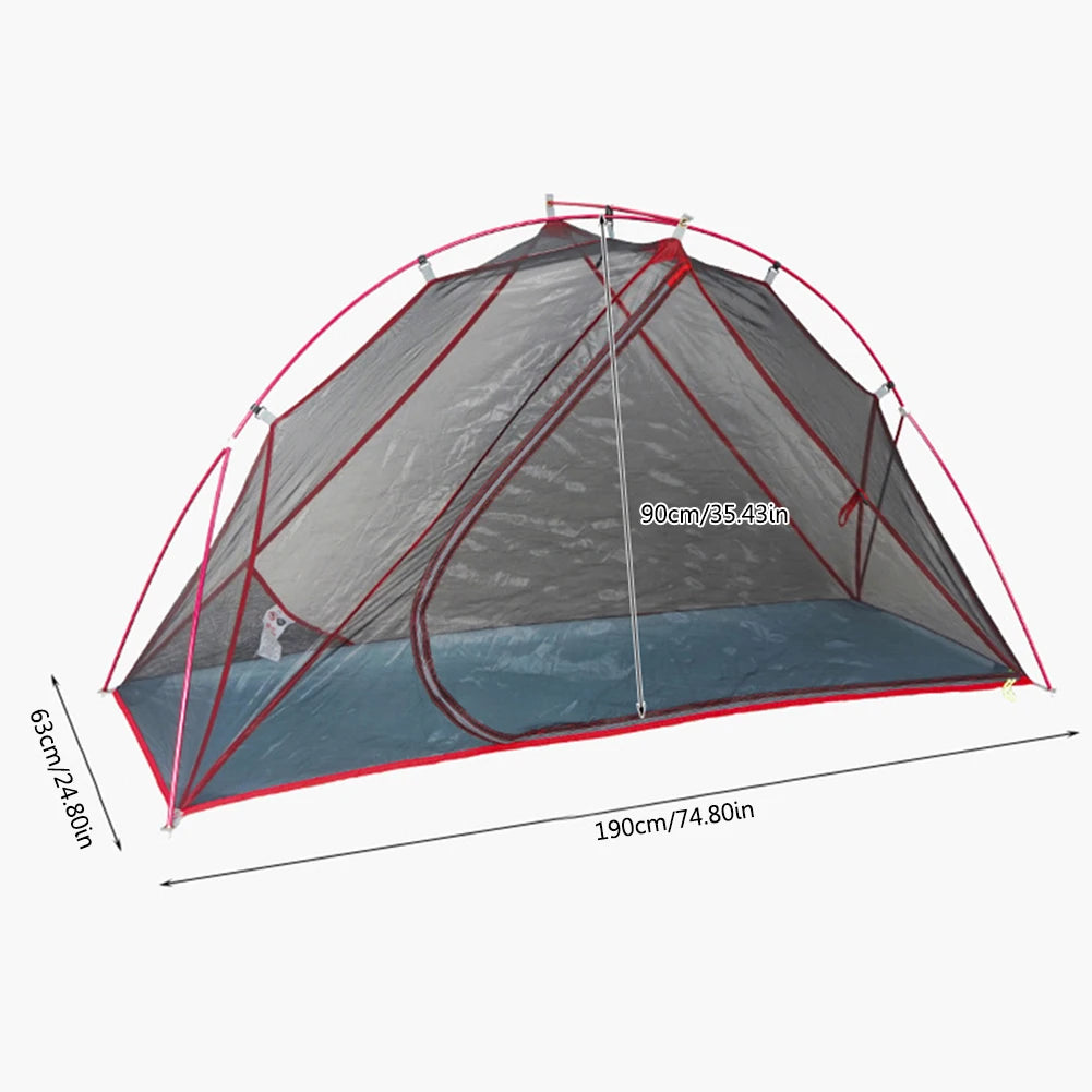 Camping Folding Tent Portable Outdoor Off The Ground Tent Single Person UV Resistant Waterproof with Bed for Hiking Travel