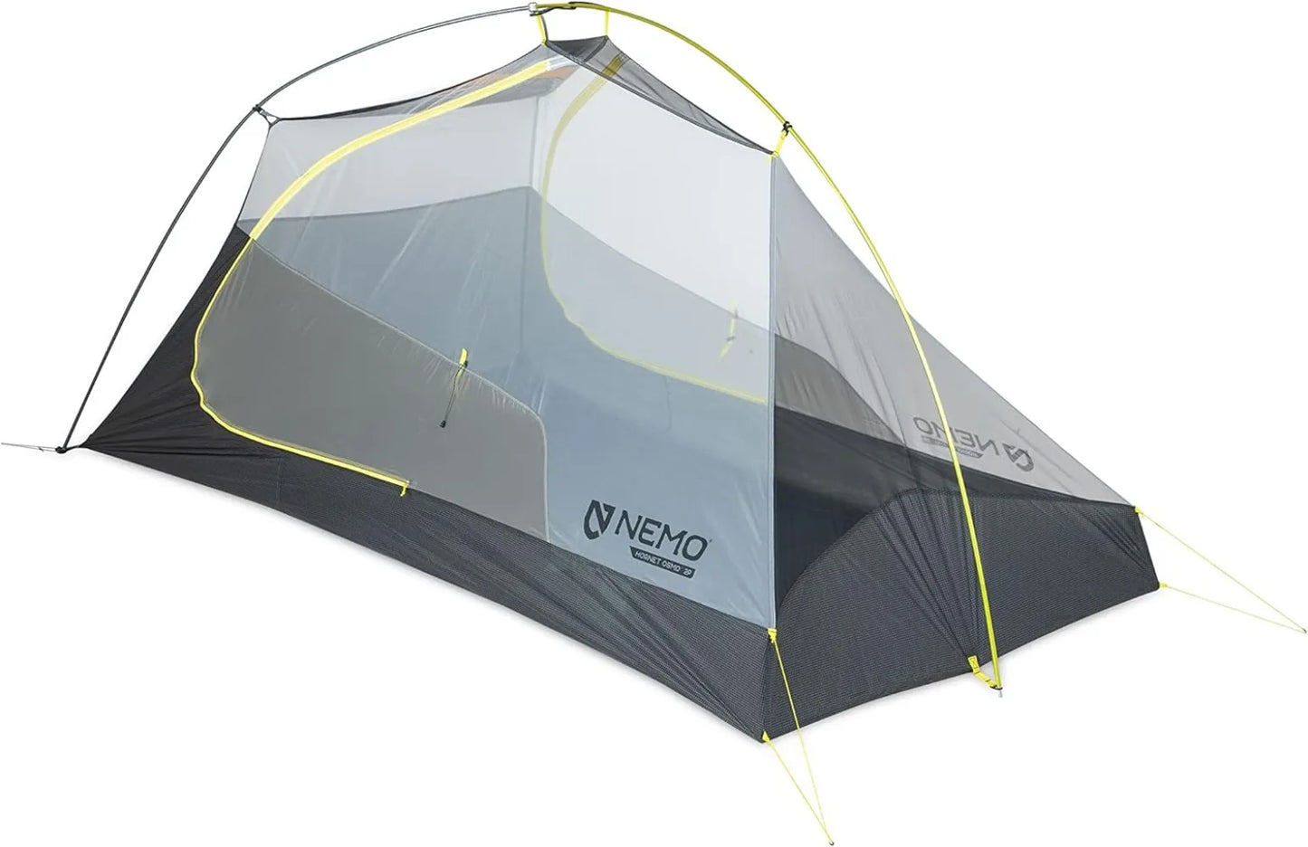 Hornet OSMO Ultralight Backpacking Tent Large doors and vestibules provide ample gear coverage for each person