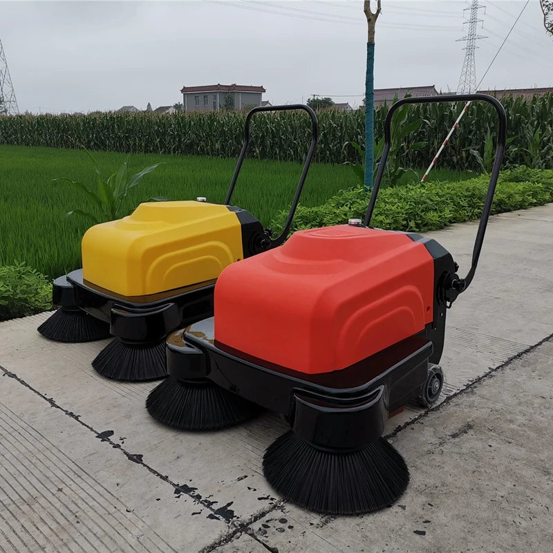 Hand-Push Electric Vacuum Sweeper Industrial Factory Workshop Workshop Warehouse Property Dust Sweeper Sweeper