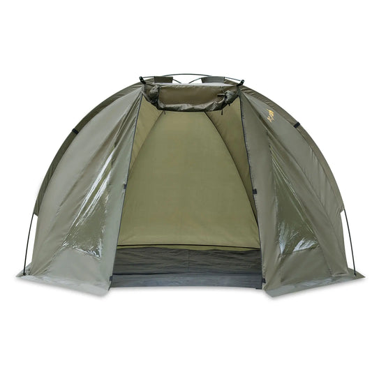 1-2 Person Carp Fishing Bivvy Shelter Tent for Outdoor Camping Hunting Travel Adventure Quick Erect Waterproof Rainproof Green