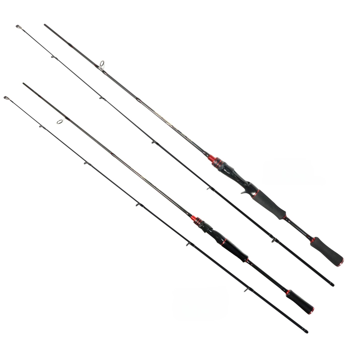 The New Carbon M Road Road Sub -fishing Rod Straight Handle, The Fishing Shore Is Super Light