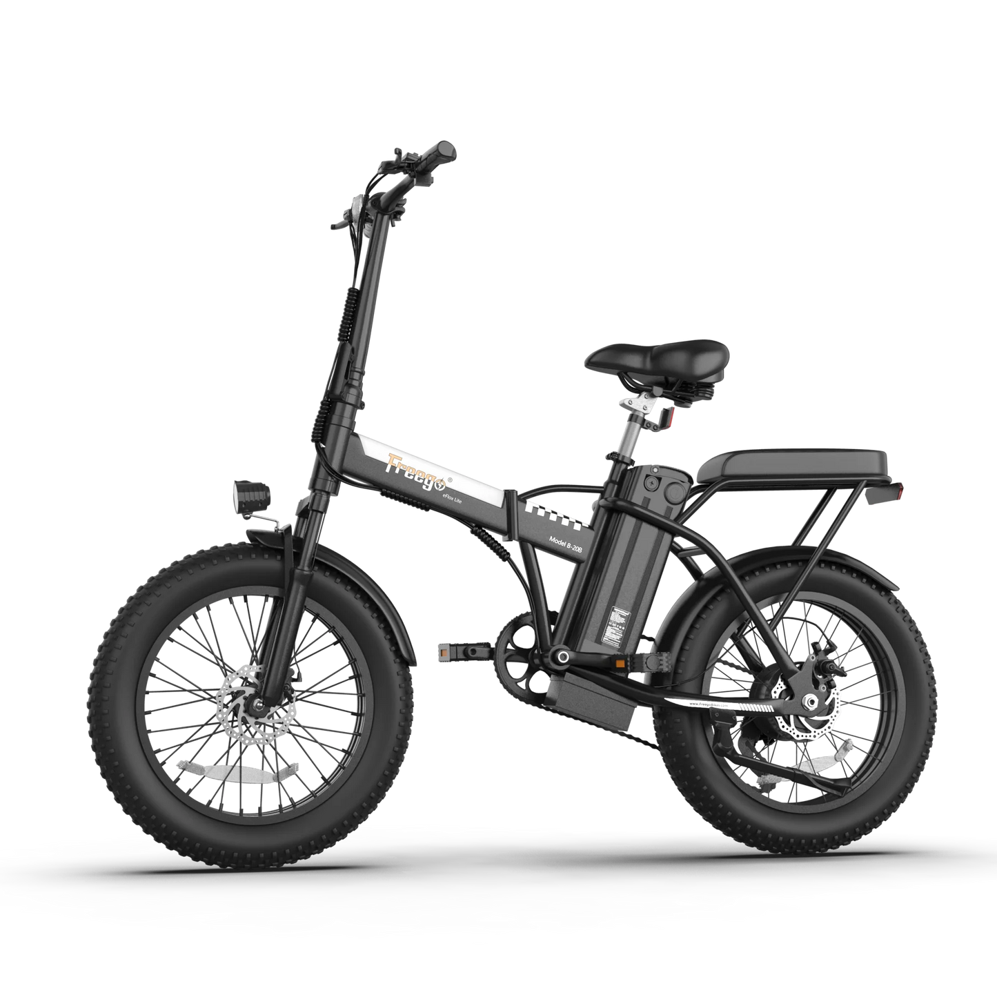 Freego 800W Brushless Motor Folding Electric Bike for Adults  48V/15Ah Removable Battery Up to 50 Miles B-20A electric city bike