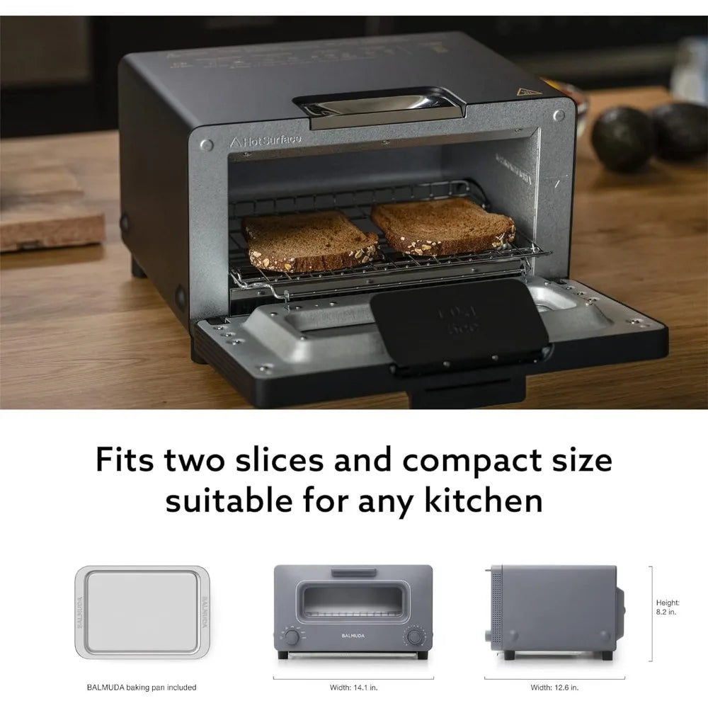 The Toaster  Steam Oven Toaster  5 Cooking Modes - Sandwich Bread, Artisan Bread  Pizza Pastry Oven  Compact Design