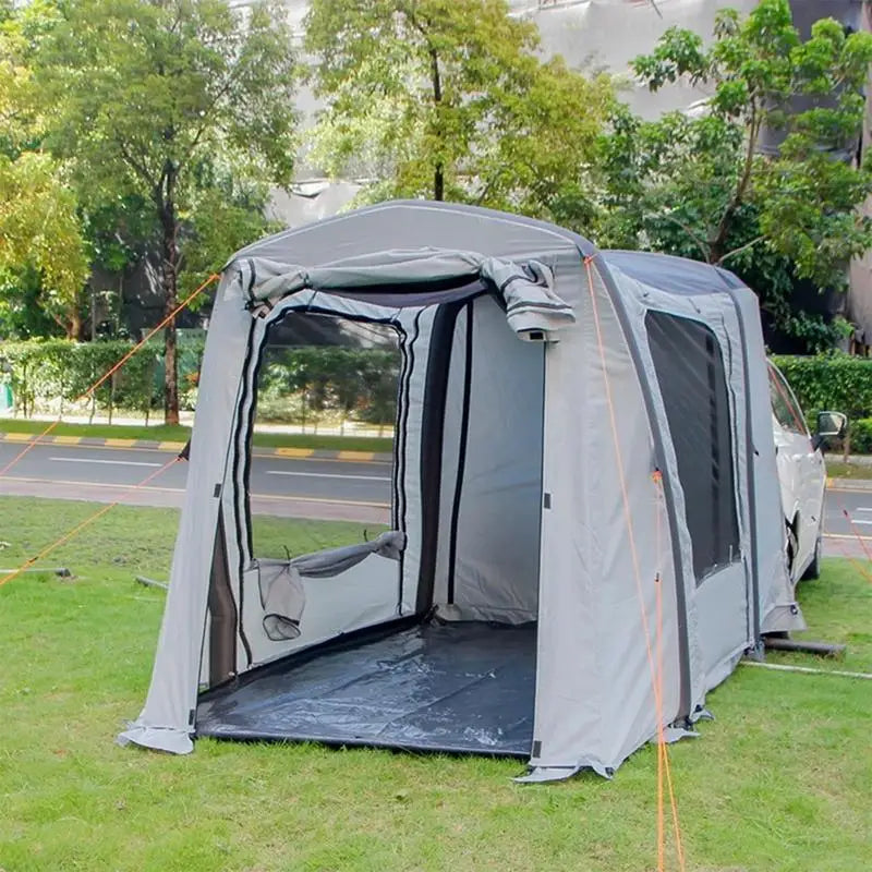 Universal Self-drive Travel Outdoor Camping Barbecue Car Rear Extension Tent Multi-person Rain Shade Trunk Tent For Traveling