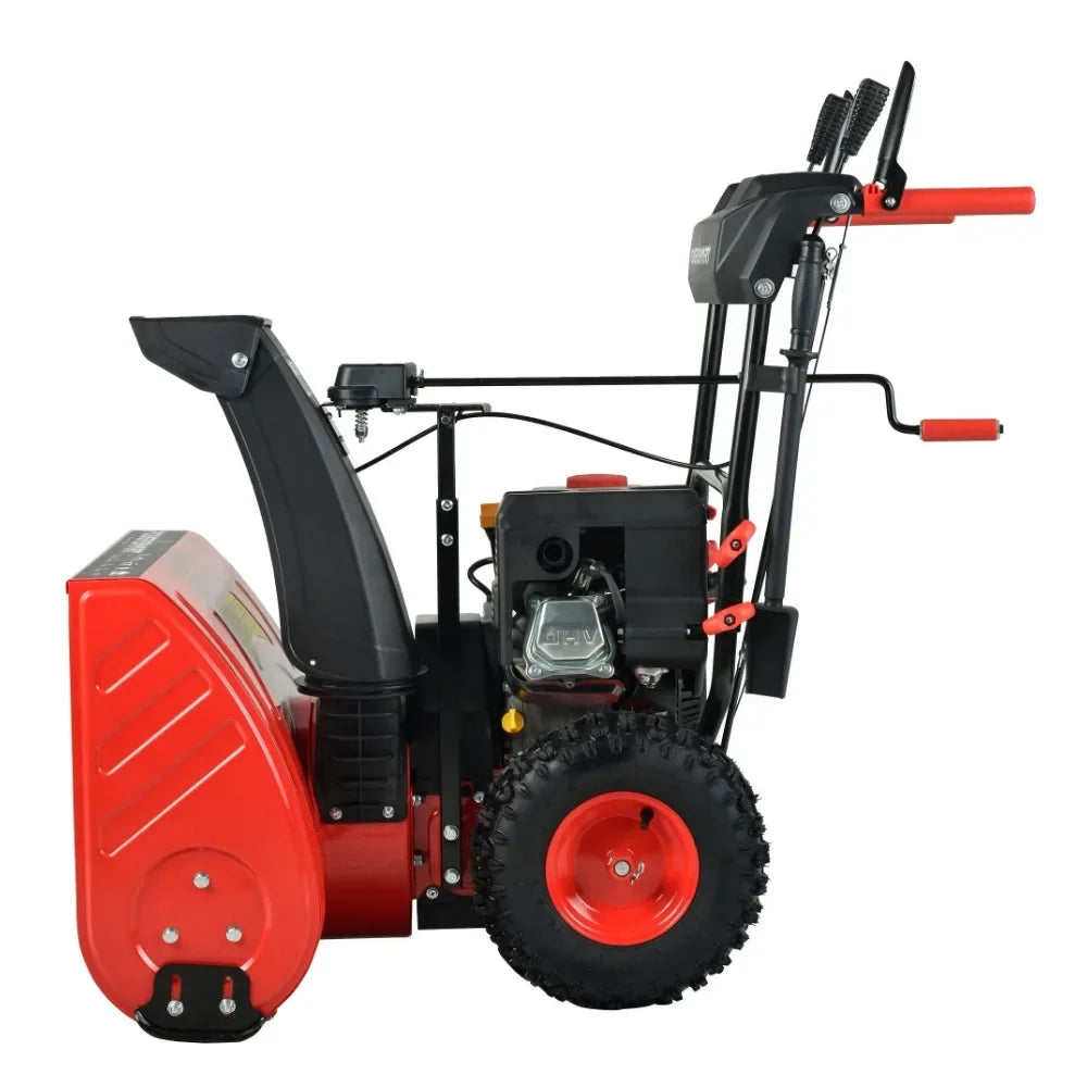 24 In. Snow Sweeper 212cc 2-Stage Electric Start Gas Snow Blower