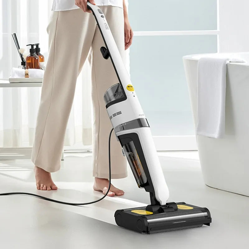 Versatile PushType Floor Washing Machine Wet Dry Vacuum Cleaning Sweeping Mopping Integration Home Mop Solution Electric Sweeper