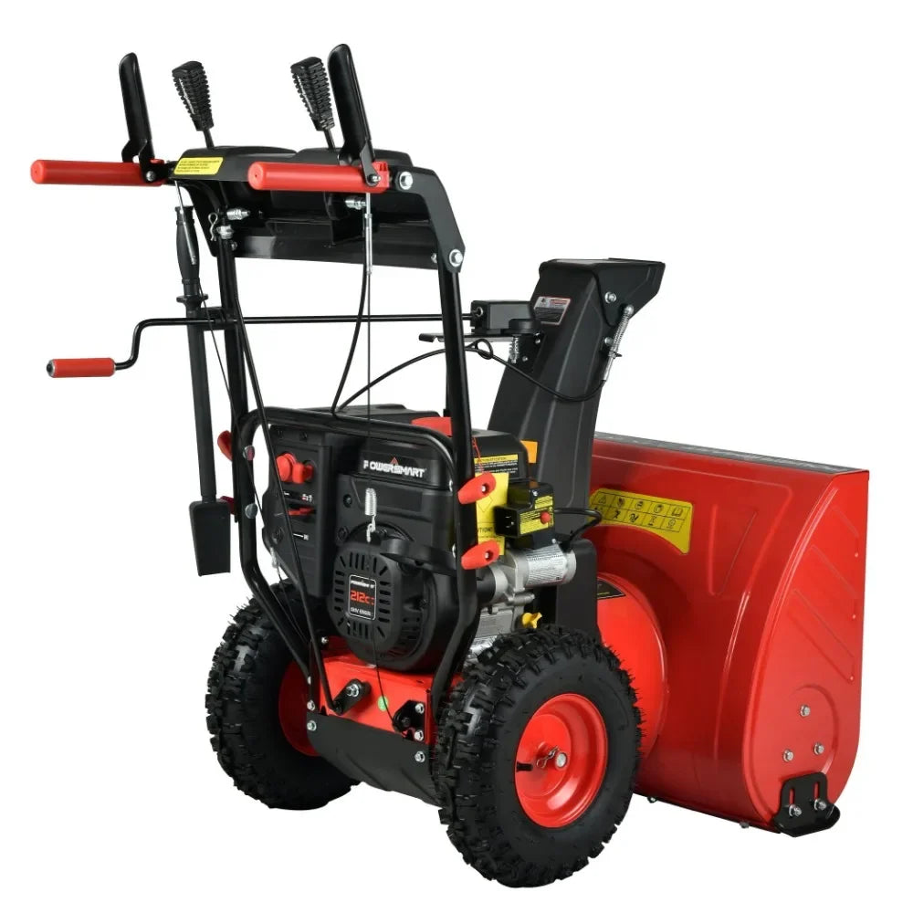 24 In. Snow Sweeper 212cc 2-Stage Electric Start Gas Snow Blower