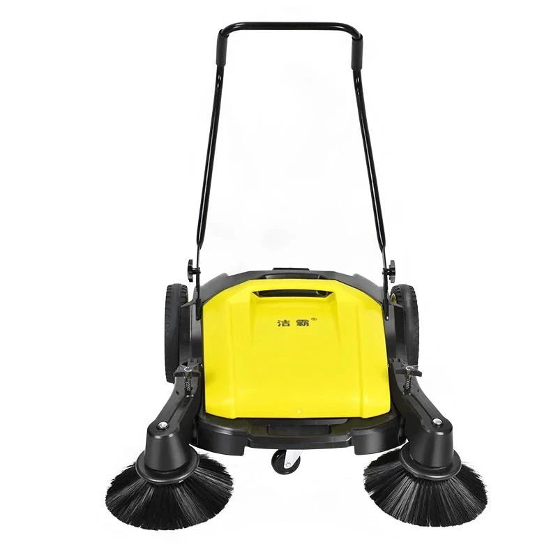 Manual street hand push commercial road wireless electric floor equipment cleaner  machine floor sweeper