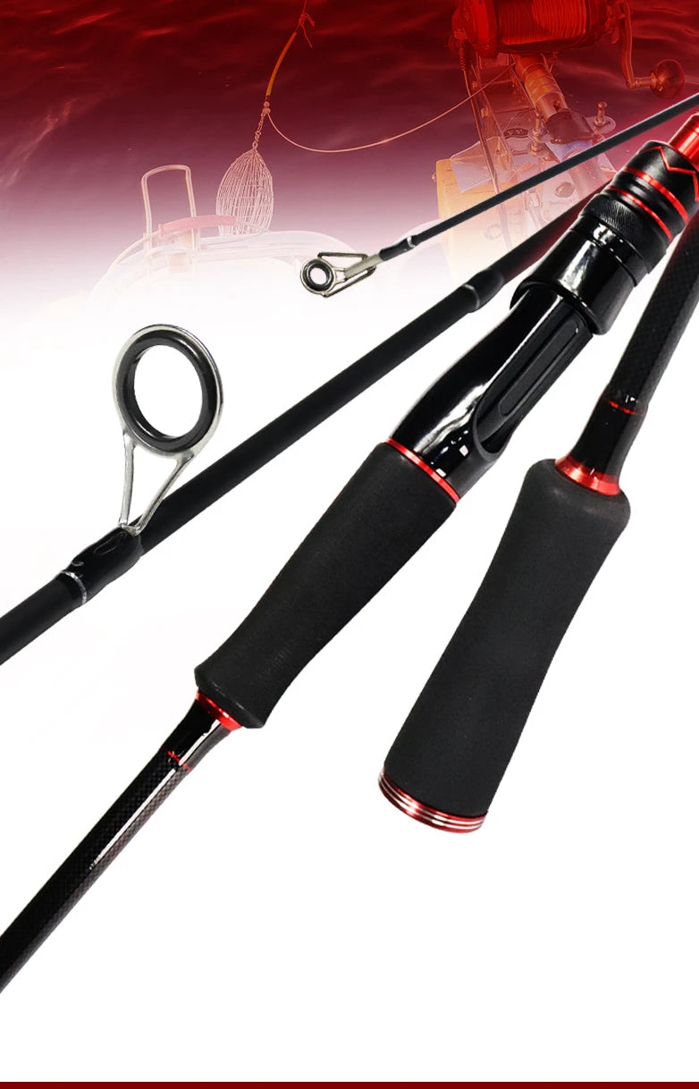 The New Carbon M Road Road Sub -fishing Rod Straight Handle, The Fishing Shore Is Super Light