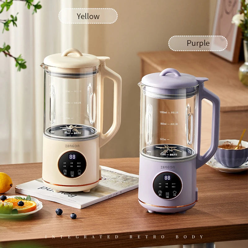 800ml Soy Milk Machine Electric Juicer Blender Mixer Soybean Milk Maker Wall Breaking Machine Rice Paste Maker Breakfast Machine