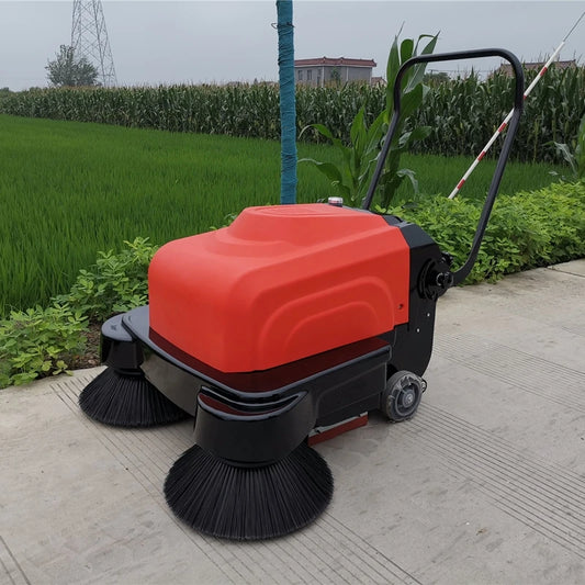 Hand-Push Electric Vacuum Sweeper Industrial Factory Workshop Workshop Warehouse Property Dust Sweeper Sweeper