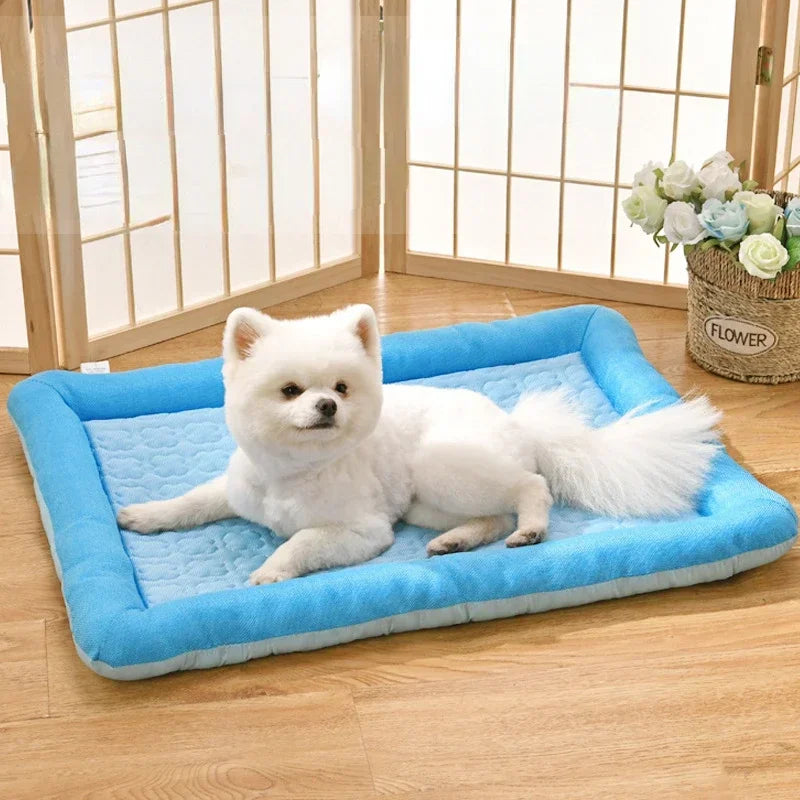 Cooling Mat Cat Sleeping Mat Bite-resistant Pet Mat Summer Kennel Cold Dog Mat Cooling Supplies