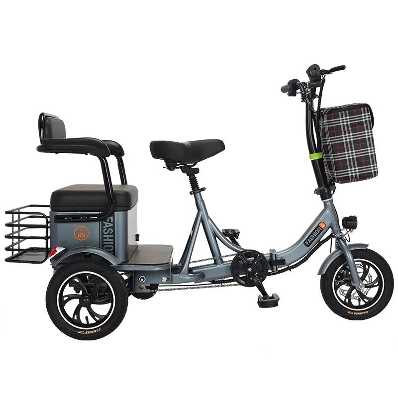 2024 wholesale 3 weel 48v adult cargo street cheap delivery electric bycicle electric city bike for sale