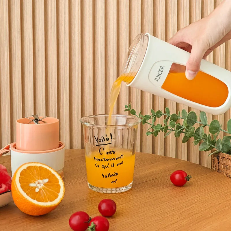 Portable Juicer Mini Electric Blender Multifunction Juice Maker Machine Fruit Mixers Extractors Smoothies Mixer 8 Blades 3000mAh