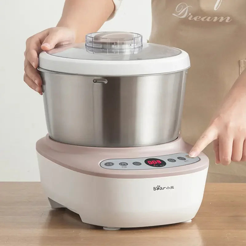 220V 3.5L 5L 7L Dough Kneading Machine Dough Maker Electric blender Flour Bread Mixer Ferment Machine