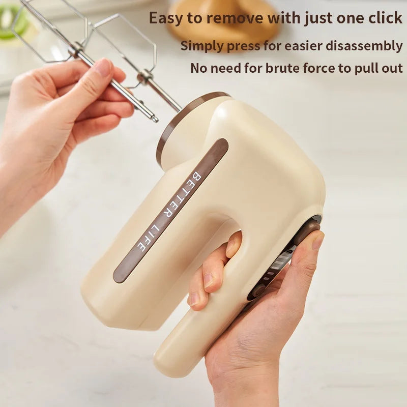 Wireless Electric Milk Frother Foam Maker Handheld Foamer High Speeds Drink Mixer Coffee Frothing Wand Configuration Blender