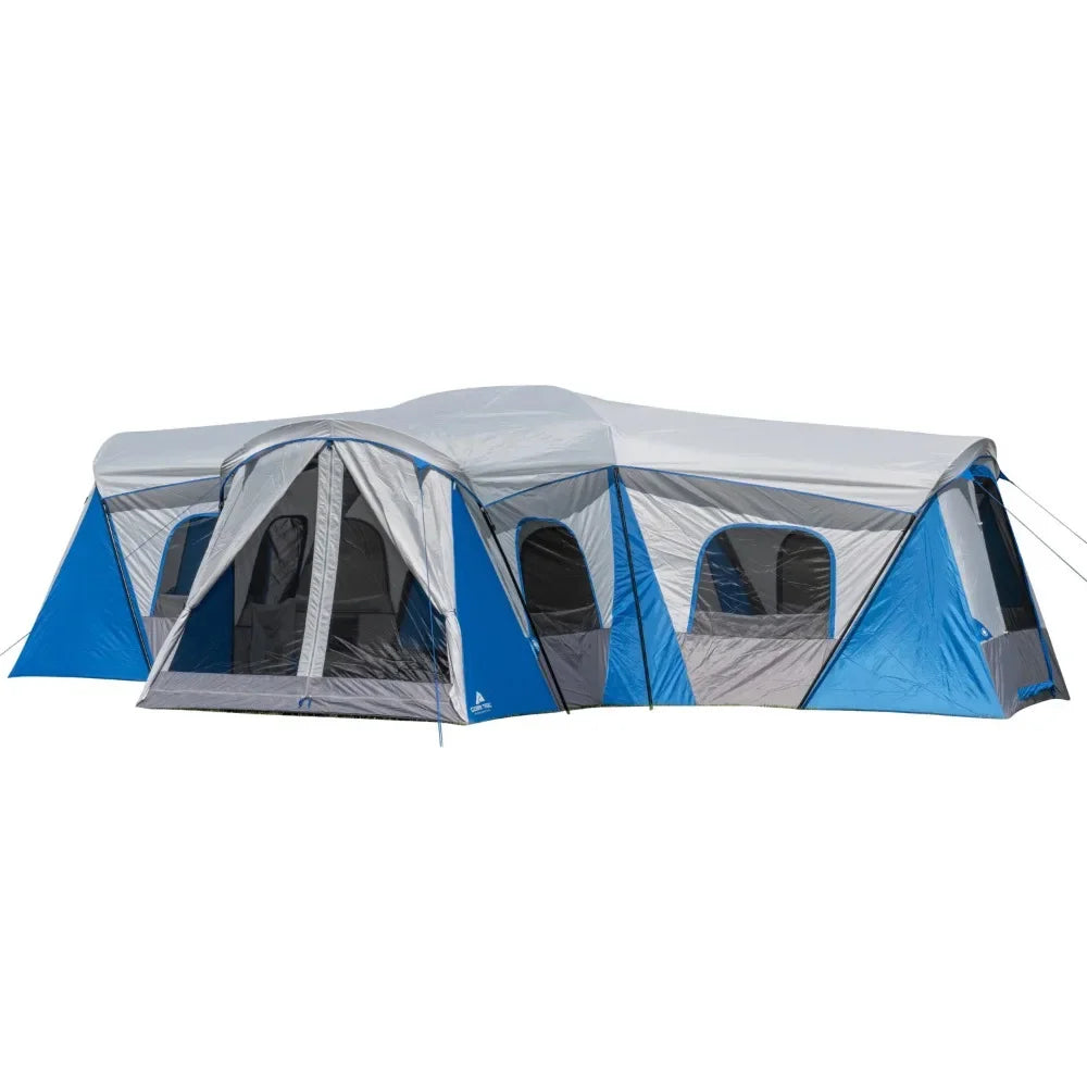 2024 Ozark Trail 16-Person 3-Room Family Cabin Tent, with 3 Entrances