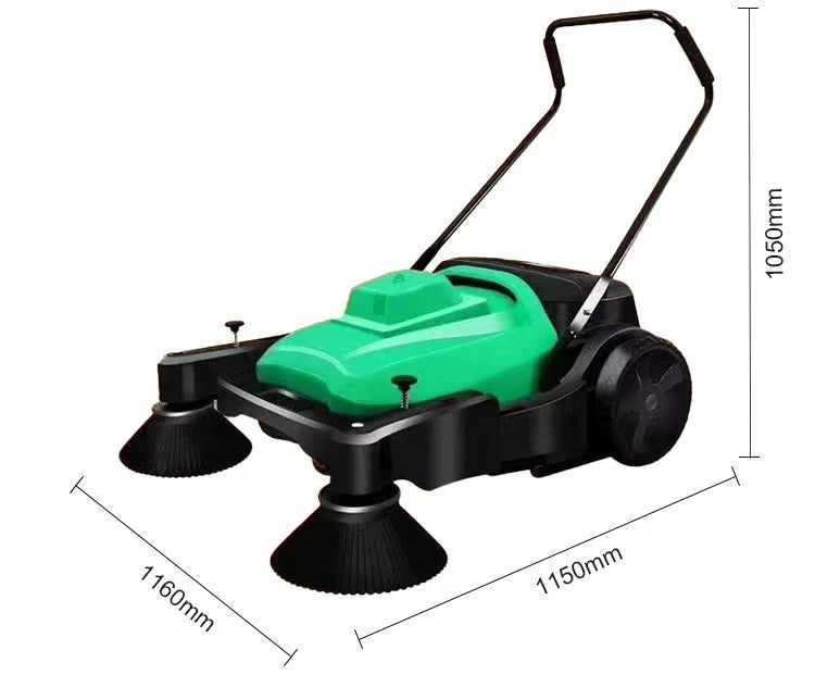 Push Sweeper Self-propelled Walk-behind Outdoor Electric Motor Provided Burnishing Machine Sweeping Machine Manual Floor Sweeper