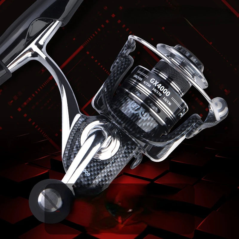 All-metal fishing reel 18-axis gapless spinning wheel fishing rod sea rod wheel road sub-wheel reel reel