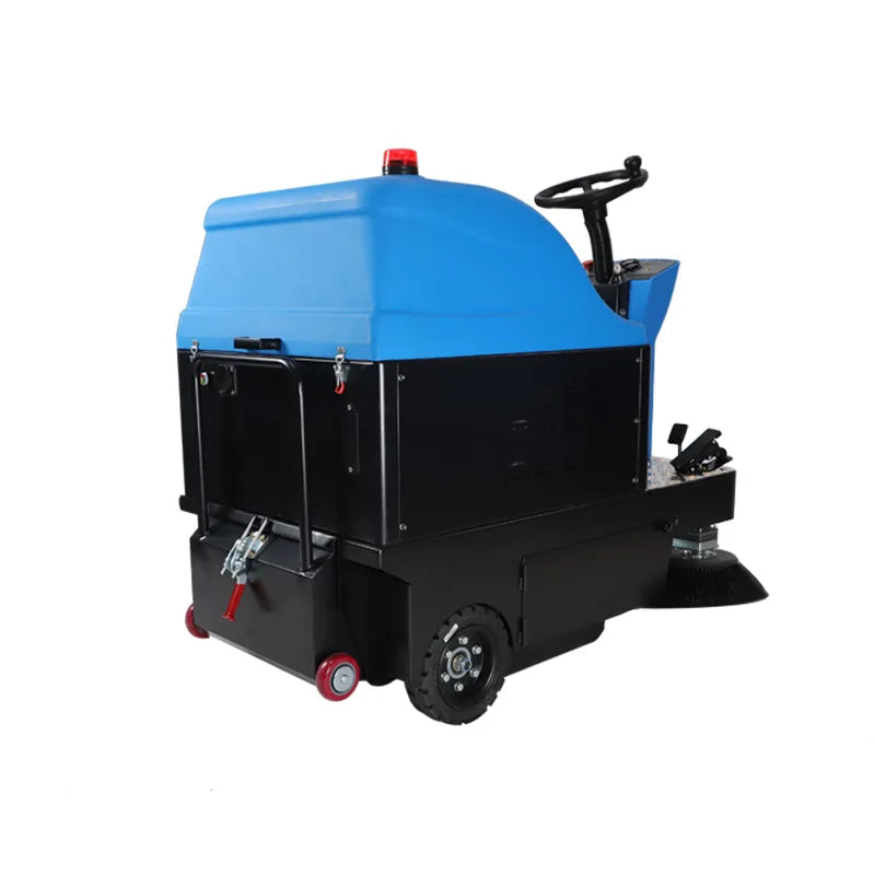 Battery Powered Charging Water Spray Road Parking Lot Cleaning Equipment Vacuum Street Sweeper