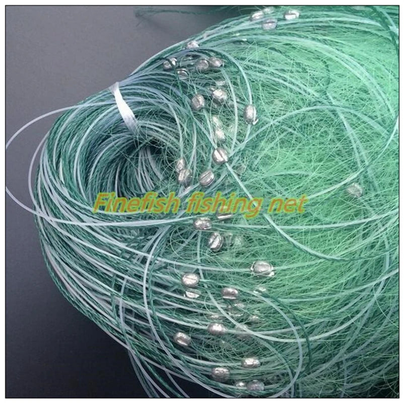 3 Layers Catch Fishing Net Monofilament Fishing Gill Network With Float Outdoor Sport Fish Gillnet Trap Fishing Gear