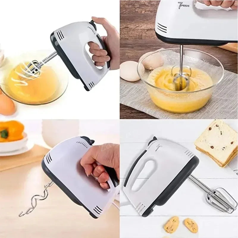 Multifunctional 7 Speed Mini Mixer Electric Food Blender Handheld Mixer Egg Beater Automatic Cream Food Cake Baking Dough Mixer