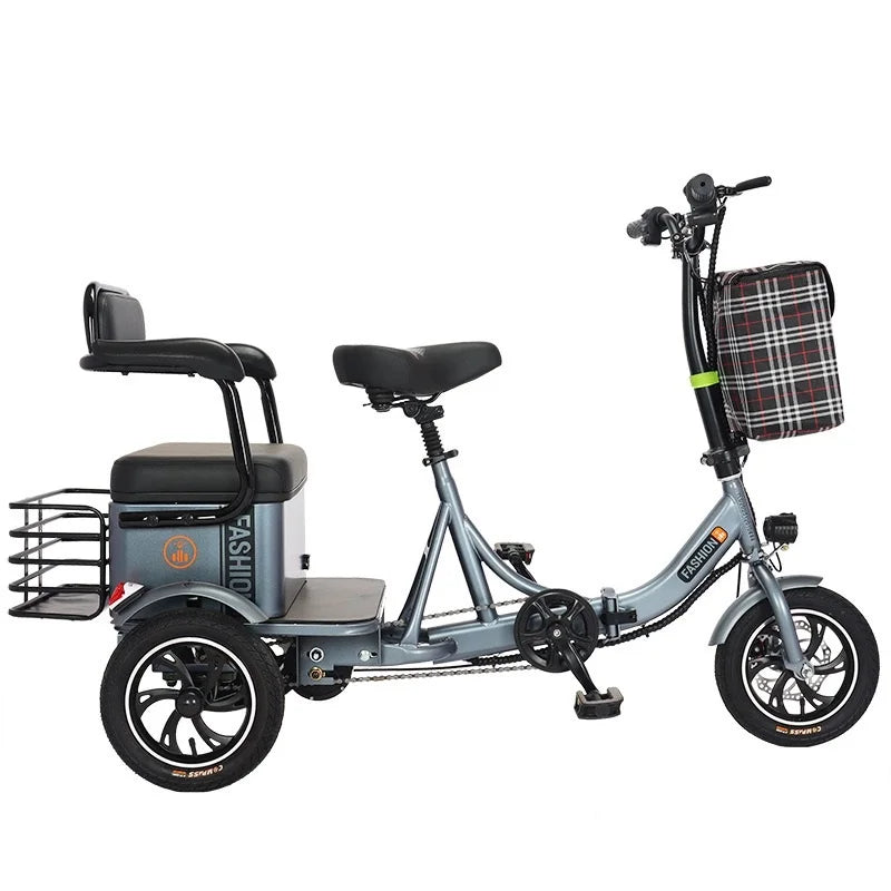 2024 wholesale 3 weel 48v adult cargo street cheap delivery electric bycicle electric city bike for sale