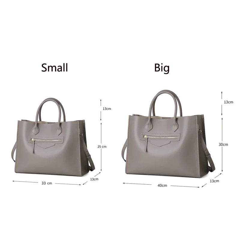 BEEP Luxury Handbags Women Bags Designer Leather Cowhide Leather Shoulder Bag Women Tote Capacity Brand Luxury Tote Big bags