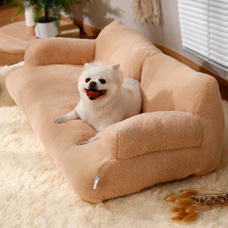 Luxury Dog Bed Sofa Super Soft Pet Sleeping Cushion Detachable Non-slip Dog Bed Puppy Kitten Sleeping Supplies Para Gatos