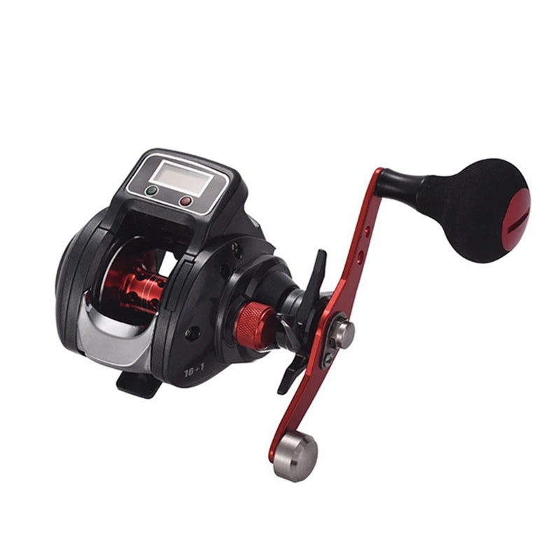 Digital Display Water Drop Wheel Ultra-Long Throw Micro-Object Road Sub Wheel Centrifugal Brake Fishing Wheel