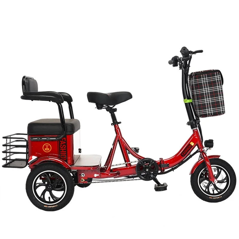 2024 wholesale 3 weel 48v adult cargo street cheap delivery electric bycicle electric city bike for sale